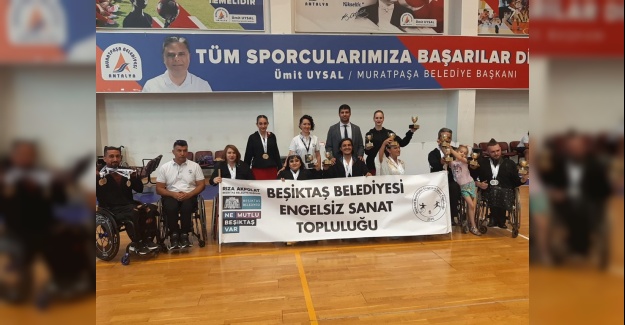 Beşiktaşlı özel gençlerden 22 madalya