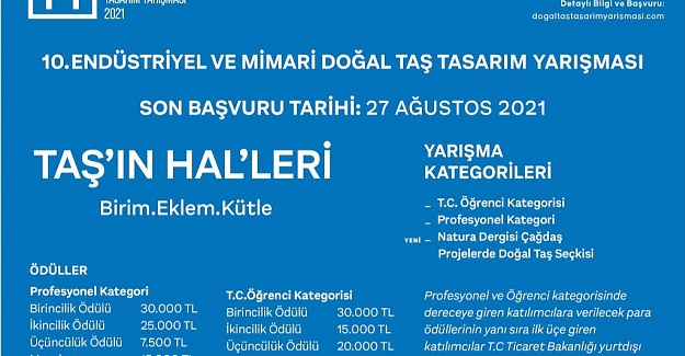 Taş Tasarım Yarışması’nda fikirlere dönüşüyor