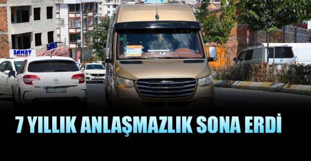7 Yıllık anlaşmazlık sona erdi