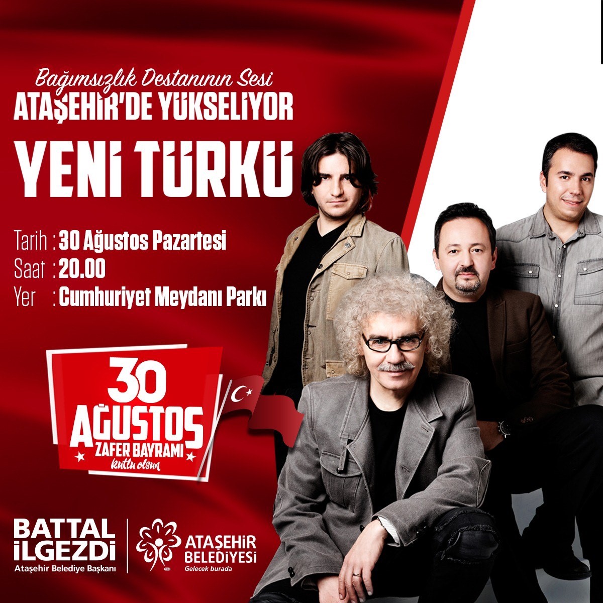 Ataşehir’de Zafer Bayramı coşkusu yaşanacak