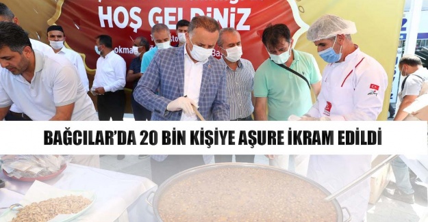 Bağcılar’da 20 bin kişiye aşure ikram edildi