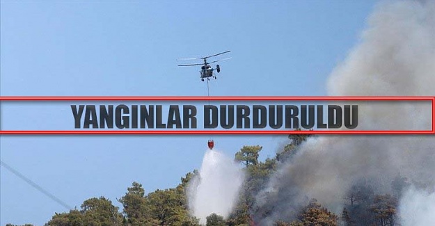 Büyük yangınların hepsi söndürüldü