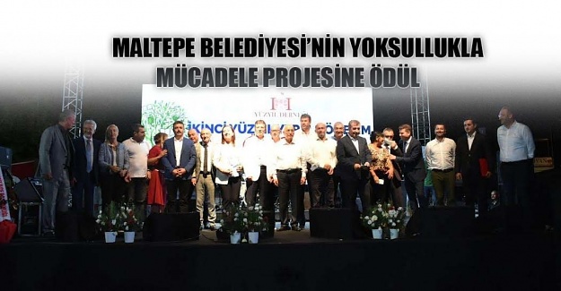Maltepe Belediyesi’nin yoksullukla mücadele projesine ödül