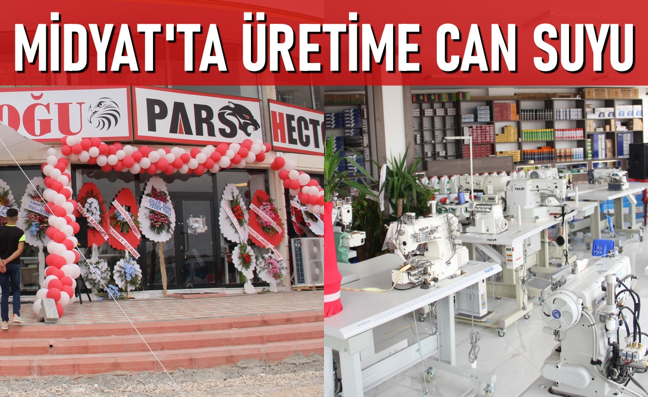 Midyat'ta üretime can suyu