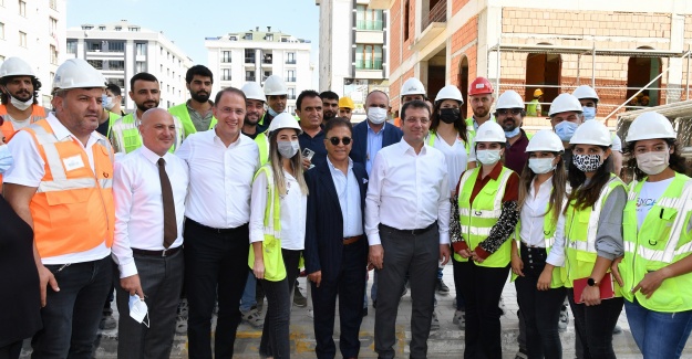 İmamoğlu Beylikdüzü’nde incelemelerde bulundu
