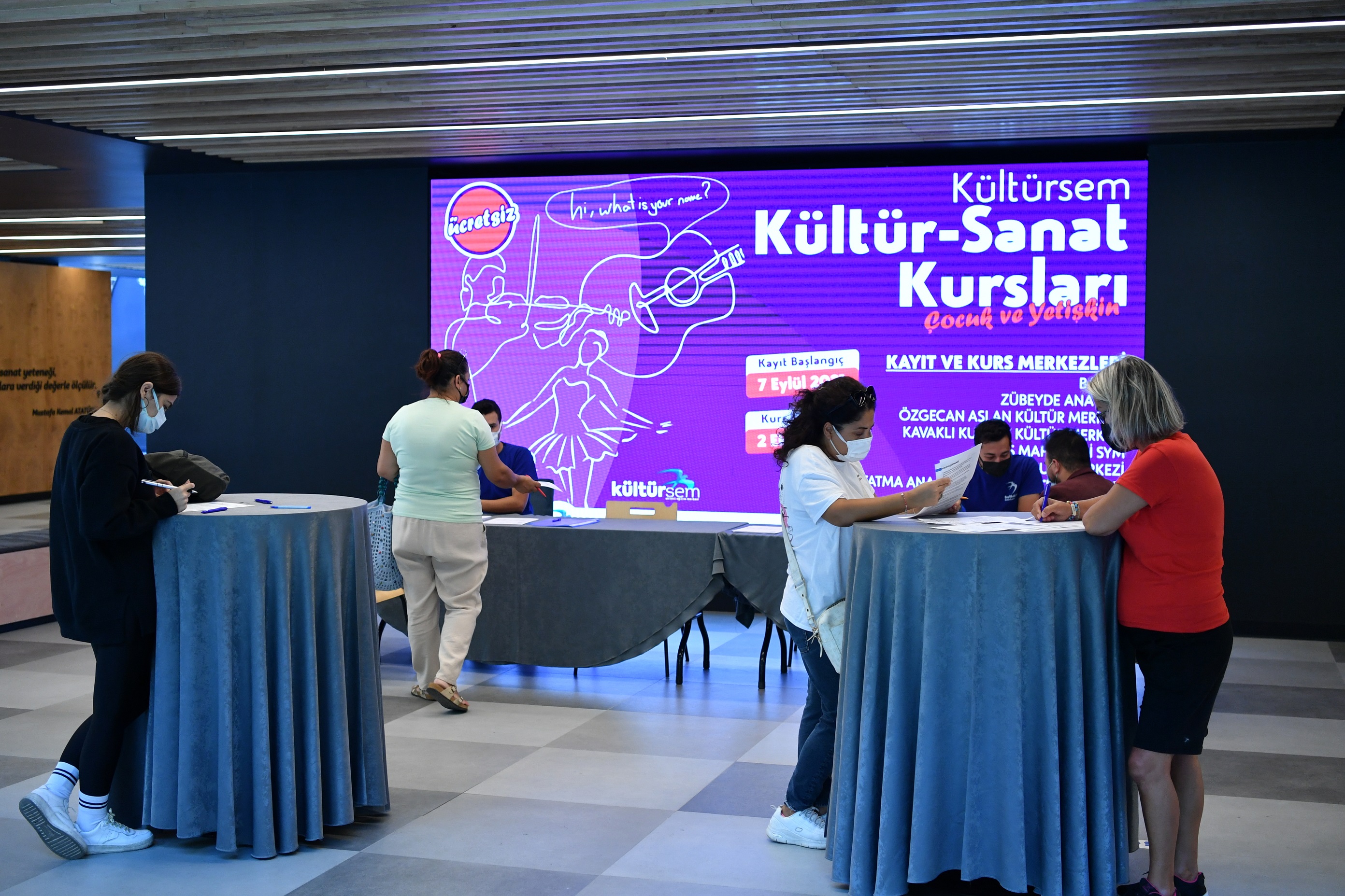KÜLTÜRSEM'de yeni dönem kayıtları başladı