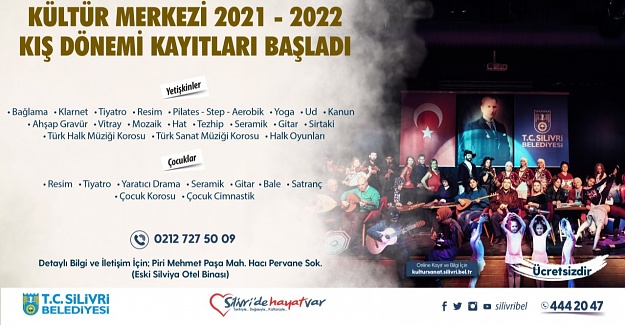 Silivri’de kış dönemi kurs kayıtları başladı