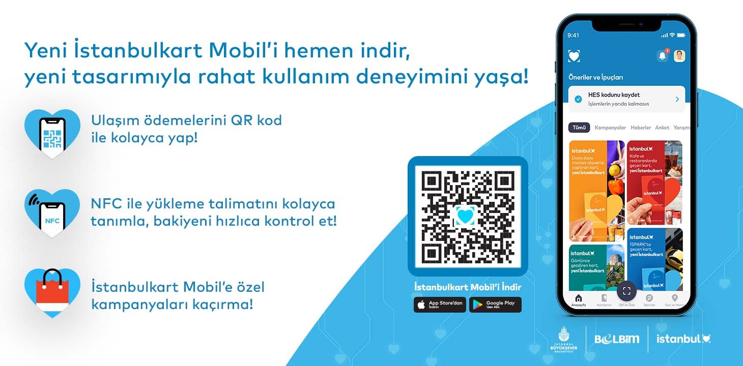 Dijital istanbulkart ile hayat daha kolay