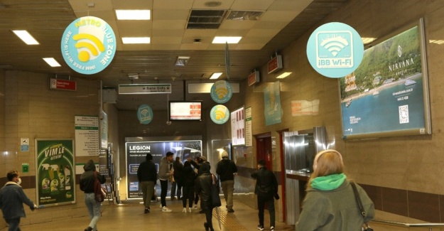 İBB’NİN BEDAVA İNTERNETİ ARTIK TÜM METROLARDA