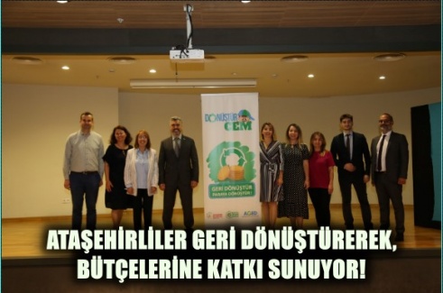 ATAŞEHİRLİLER GERİ DÖNÜŞTÜREREK, BÜTÇELERİNE KATKI SUNUYOR!