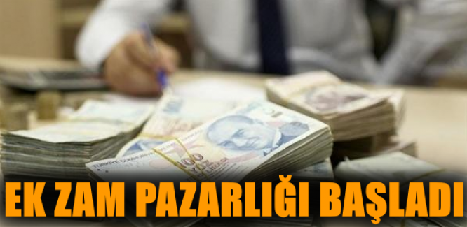 Ek Zam Pazarlığı Başladı