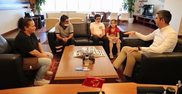 LGS Birincisinden Başkan Gökhan Yüksel’e Ziyaret