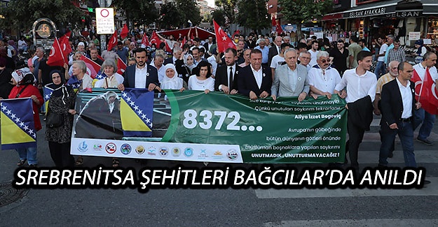 Srebrenitsa Şehitleri Bağcılar’da Anıldı