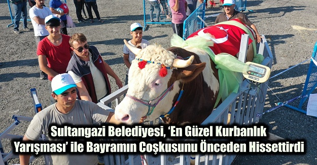 Sultangazi Belediyesi, ‘En Güzel Kurbanlık Yarışması’ ile Bayramın Coşkusunu Önceden Hissettirdi