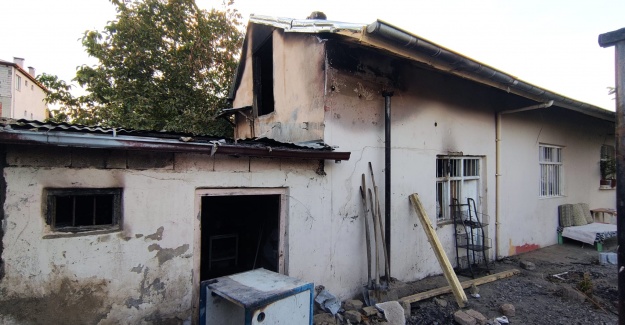 EVİ YANAN KALP HASTASI ZEYNELABİDİN OĞAN YARDIM BEKLİYOR