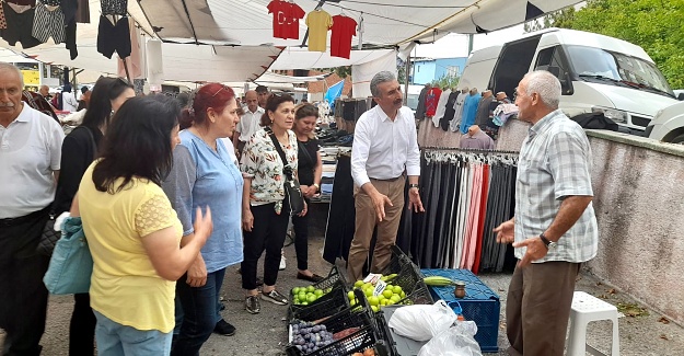İLÇE BAŞKANI’NDAN ESNAF ZİYARETİ