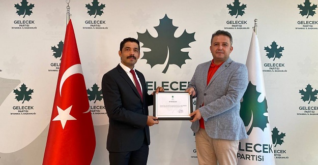TÜRKİYE ŞAMPİYONU  GELECEK PARTİSİ İLÇE BAŞKANLIĞINA GETİRİLDİ