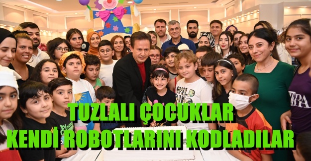 TUZLALI ÇOCUKLAR KENDİ ROBOTLARINI KODLADILAR
