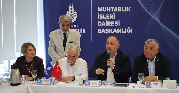 İBB EKİPLERİ SARIYERLİ MUHTARLARLA BULUŞTU