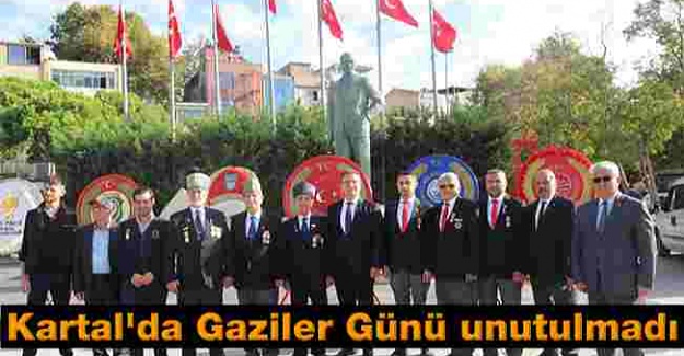 Kartal'da Gaziler Günü unutulmadı