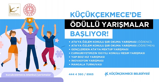 Küçükçekmecede ödüllü yarışma'lar başlıyor