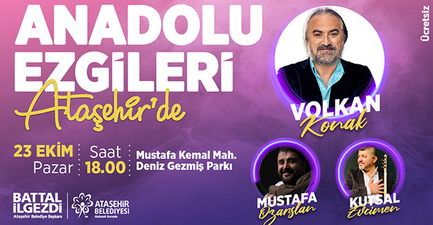 Anadolu ezgileri Ataşehir'de