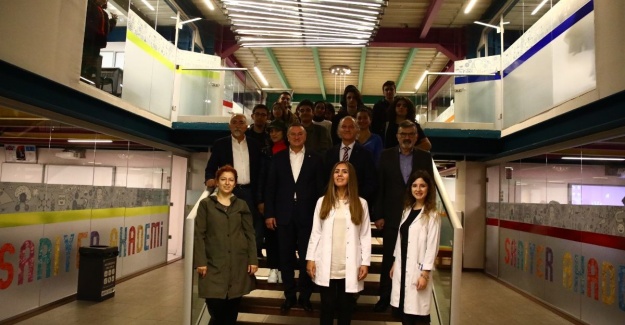 Başkan Lütfü sarıyer akademi çalışmalarını yerinde inceledi