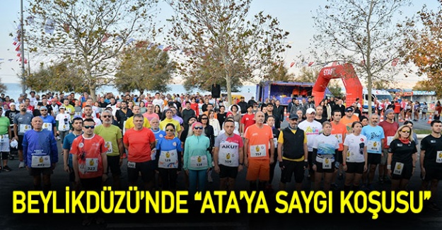 Beylikdüzü’nde “ata’ya saygı koşusu”