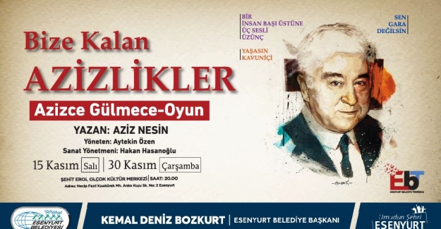 Esenyurt'da Aziz nesin eserleri sergilenecek