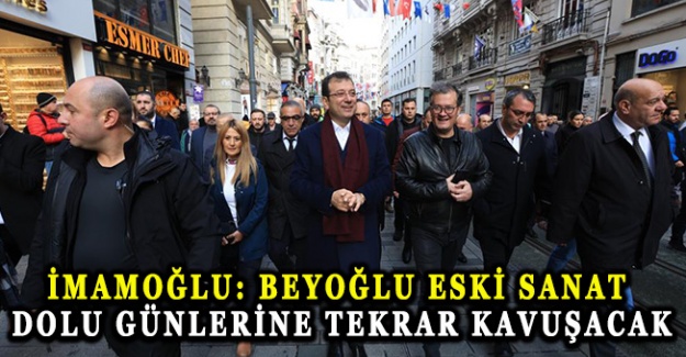 İstiklal’de sanat tekrar canlanıyor