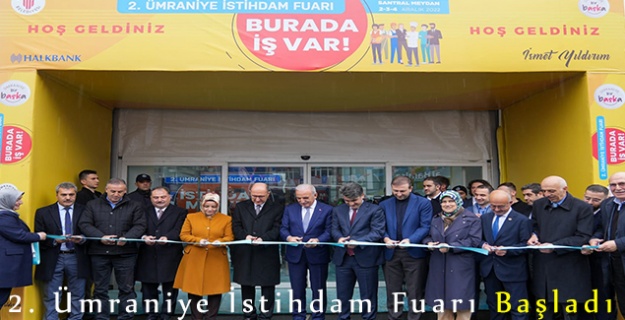 2. Ümraniye İstihdam Fuarı Başladı
