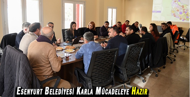 Esenyurt Belediyesi Karla Mücadeleye Hazır