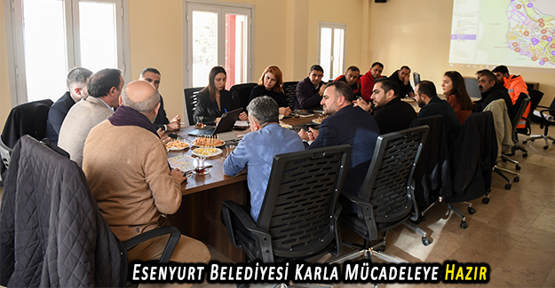 Esenyurt Belediyesi Karla Mücadeleye Hazır