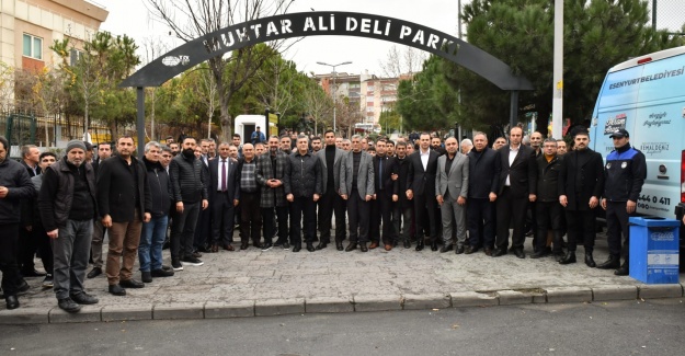 Esenyurt Belediyesi Merhum Muhtar Ali Deli adını parka verdi