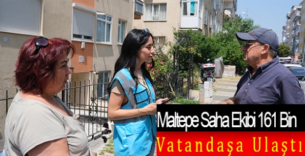Maltepe Saha Ekibi 161 Bin Vatandaşa Ulaştı