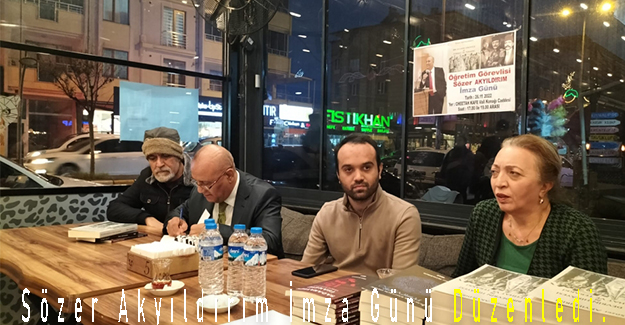 Öğretim Görevlisi Sözer Akyıldırım İmza Günü Düzenledi.