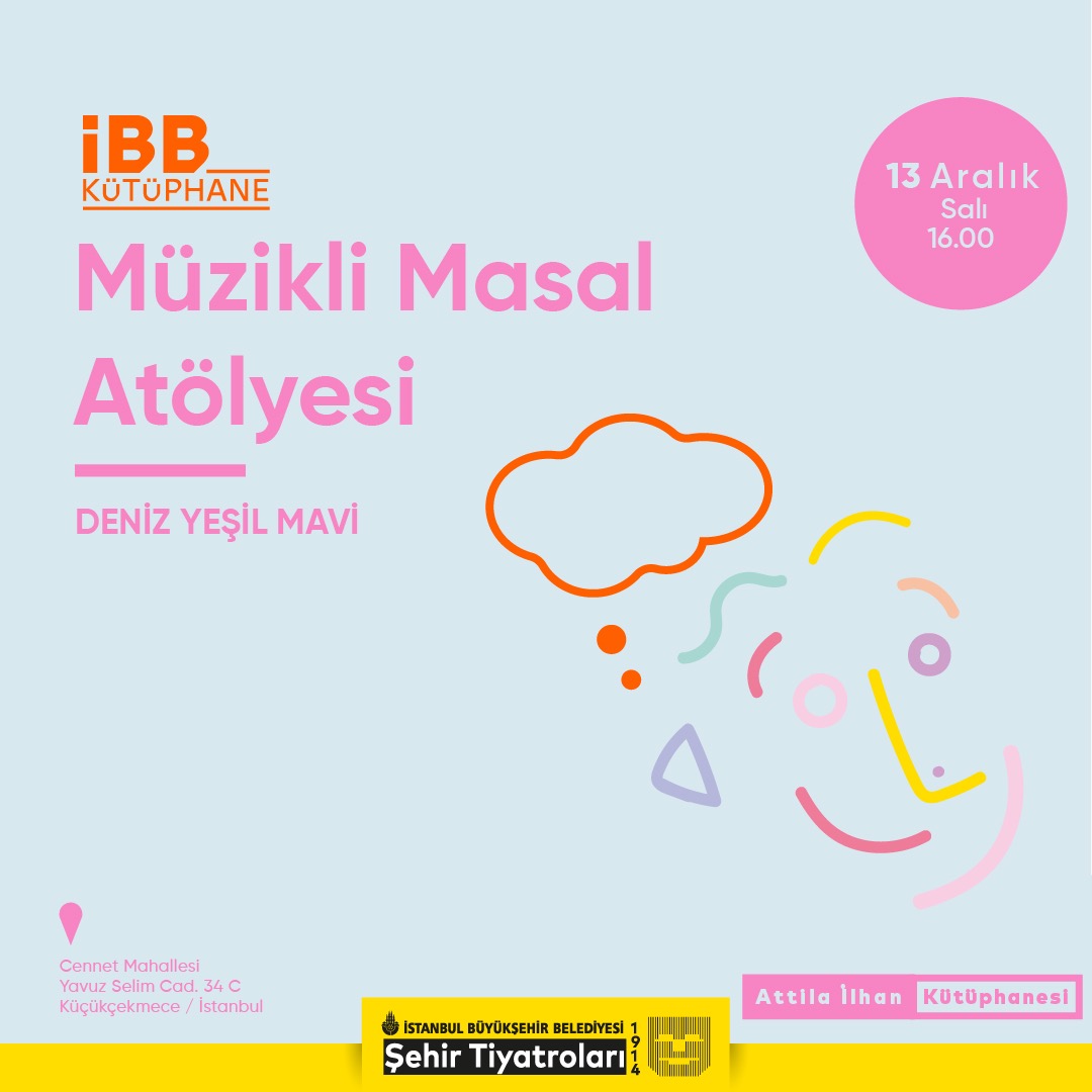 Şehir Tiyatroları Aralık’ta İBB Kütüphanelerinde Çocuklara Özel Etkinlikler Düzenliyor