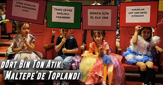 4 Bin Ton Atık Maltepe'de Toplandı