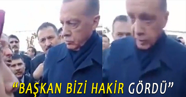 “BAŞKAN BİZİ HAKİR GÖRDÜ”