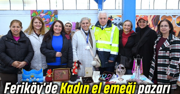 Feriköy'de Kadın el emeği pazarı