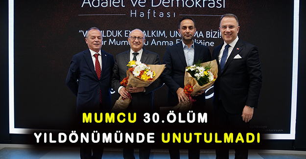 Mumcu 30.ölüm yıldönümünde unutulmadı