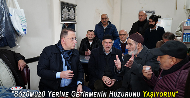 “Sözümüzü Yerine Getirmenin Huzurunu Yaşıyorum”