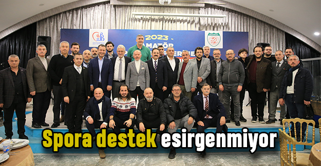 Spora destek esirgenmiyor