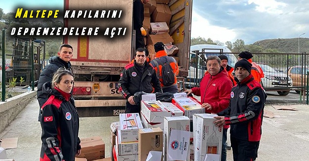 Maltepe kapılarını depremzedelere açtı