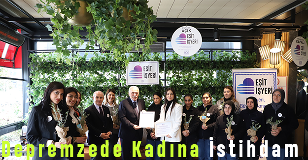 2 Depremzede Kadına İstihdam Sağlandı