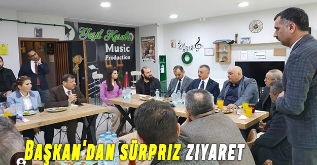 Başkanı Doç.Dr Tahir Büyükakın ve ekibi ziyaret etti.