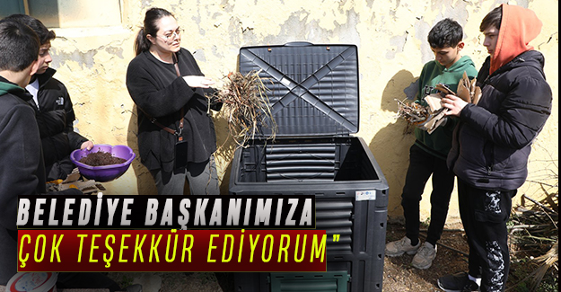 BELEDİYE BAŞKANIMIZA ÇOK TEŞEKKÜR EDİYORUM”
