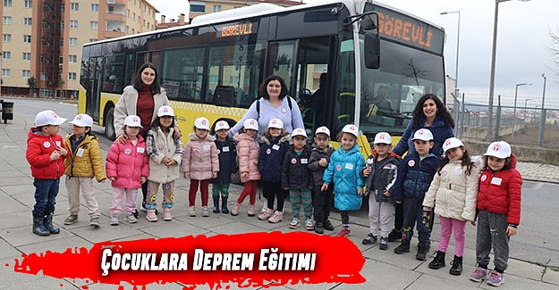 Çocuklara Deprem Eğitimi