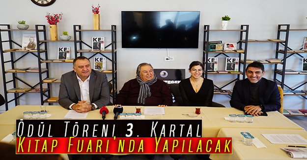 Ödül Töreni 3. Kartal Kitap Fuarı’nda Yapılacak