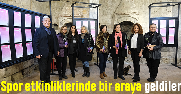 Spor etkinliklerinde bir araya geldiler
